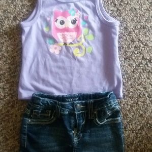 Toddler girls shorts set